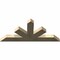Ekena Millwork Saratoga Rough Sawn Timber Gable Bracket, Douglas Fir, 60"W x 27"H x 4"D x 6"F, 11/12 Pitch GBW060X27X0406SAR00RDF - alternate 4